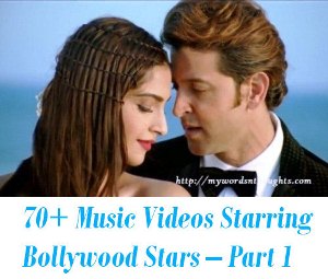 Popular Music Videos of Bollywood actors