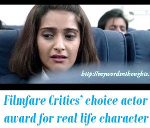 Filmfare Critics’ choice Best actor award