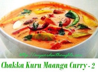 Chakka Kuru Maanga Curry