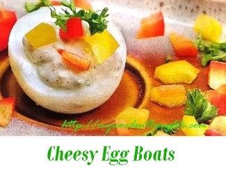 Cheesy Egg Boats