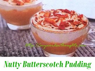 Nutty Butterscotch Pudding