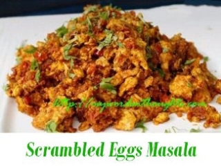 Scrambled Eggs Masala