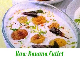 raw banana cutlet
