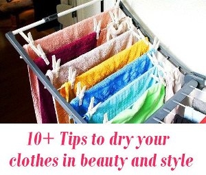 Tips to dry your clothes in beauty