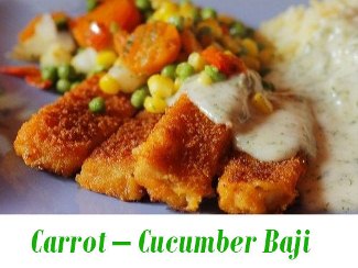 Carrot – Cucumber Baji