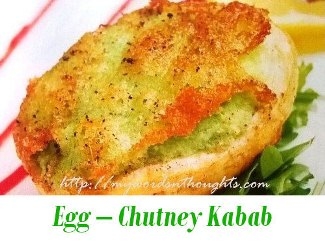 Egg Chutney Kabab