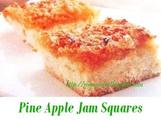 Pine Apple Jam Squares
