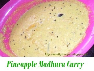 Pineapple Madhura Curry