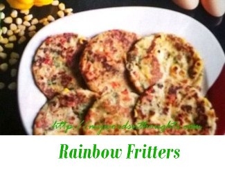 Rainbow Fritters