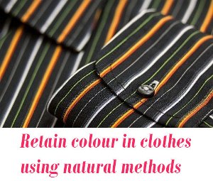 Retain colour in clothes