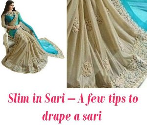 how to drape a sari