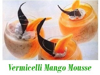 Vermicelli Mango Mousse