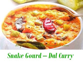 snake gourd dal curry