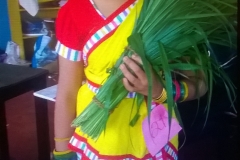 Dancers also carry objects as per theme