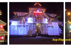 Decorated Temples Thrissur Pooram