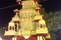 Fiber Panthal at Naduvilaal duringThrissur Pooram