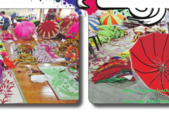 Final touch of umbrellas at Thiruvambady and Paramekavu