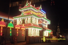 Decorated Thiruvambady Krishna Temple