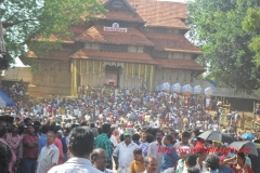 Just before the beginning of Pooram
