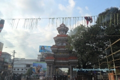Panthal of Thrissur Pooram at Swaraj Round