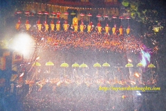 Thrissur Pooram at Night 2012
