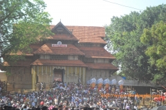 Vadakkumnathan Just before Pooram begins