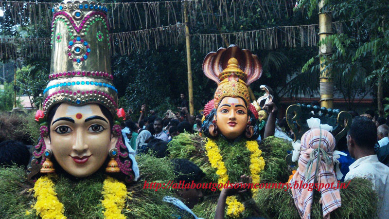 Kummatti kali of Malabar during Onam celebrations