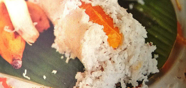 Puttu and banana