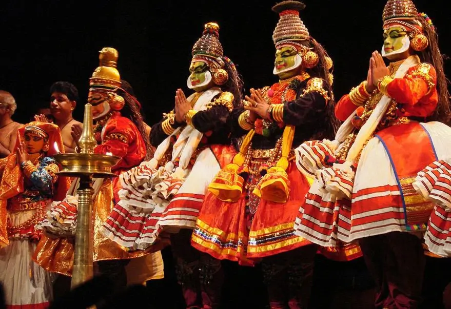 Krishnanattam performance by a group of artists