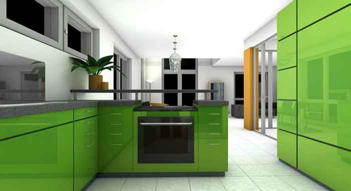 6 Colourful ideas to make your kitchen interior colourful
