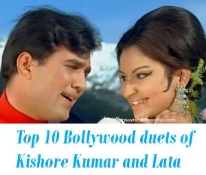 Bollywood duets of Kishore Kumar and Lata Mangeshkar