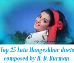 Top 25 Lata Mangeshkar romantic duet songs composed by R. D. Burman