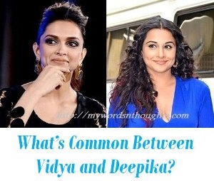 Vidya and Deepika
