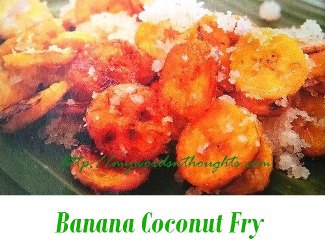 Banana Coconut Fry