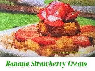 Banana Strawberry Cream