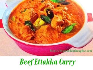 Beef Ettakka Curry