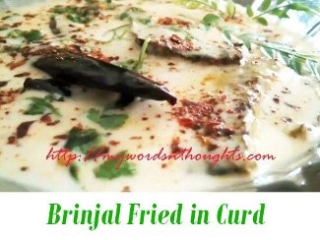 brinjal curd