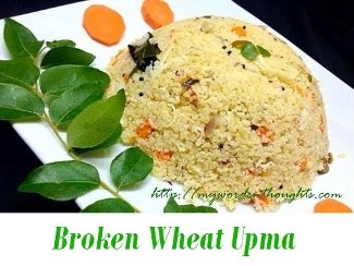 Broken Wheat Upma