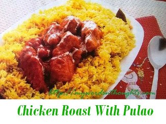 Chicken Roast With Pulao