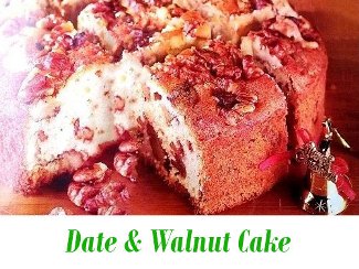 Date & Walnut Cake