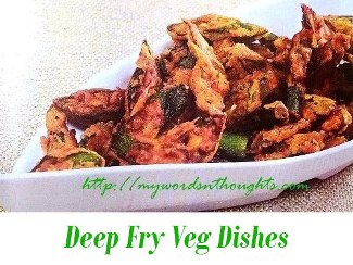 Deep Fry Vegetarian Dishes