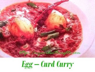 Egg Curd Curry