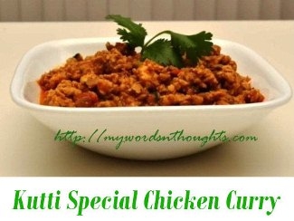 Kutti Special Chicken Curry