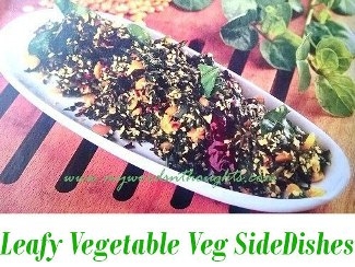 Leafy Vegetable Vegetarian Curries and Side dishes