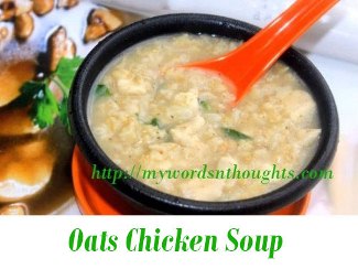 Oats Chicken Soup