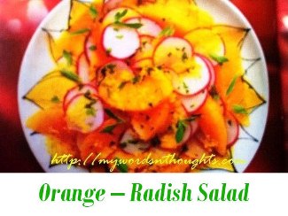 Orange Radish Salad