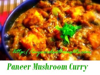 Paneer Mushroom Curry