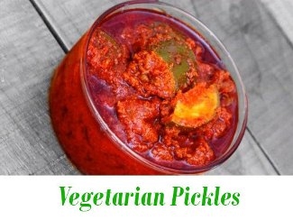 Vegetarian Pickles