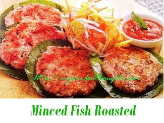 minced fish roasted