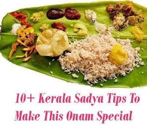 Kerala Sadya Tips